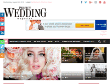 Tablet Screenshot of perfectweddingmagazine.com